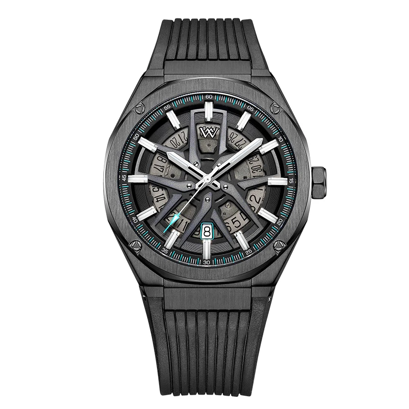 WM Automatic Mechanical Men's Watch. Miyota9015. Stainless Steel. Sapphire. Water Resistant. Welly Merck Watch WM039