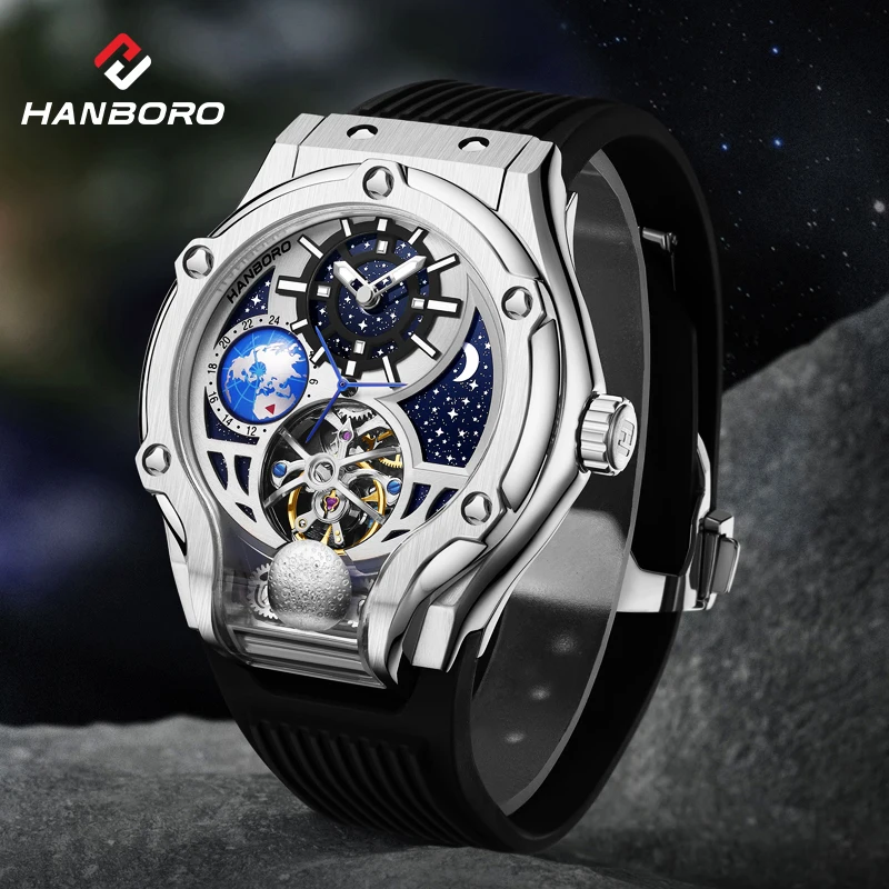 Starry Sky. Fully automatic mechanical men's watch.