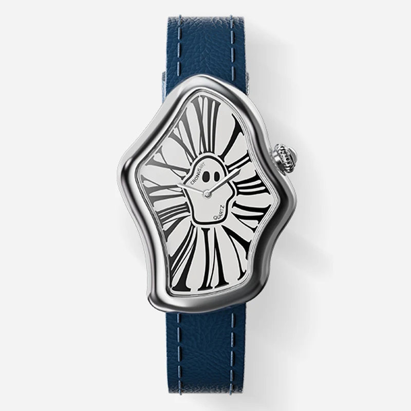 CRONUSART Women's Quartz Watch 30mm*41mm. Irregular Case. Ultrathin 7.9mm.