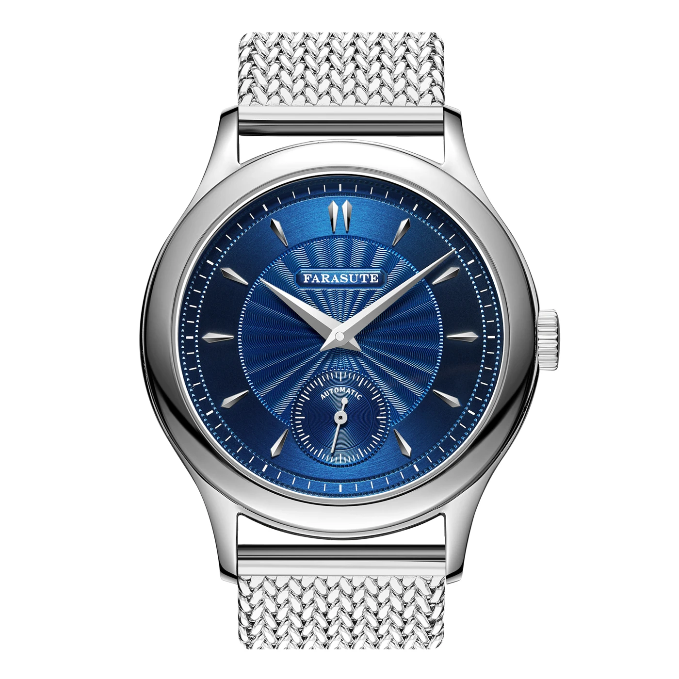 FARASUTE Men Automatic Watch 39mm Mechanical Wristwatch 5ATM Waterproof Sapphire Mirror Small Second Dial - AliExpress 1511