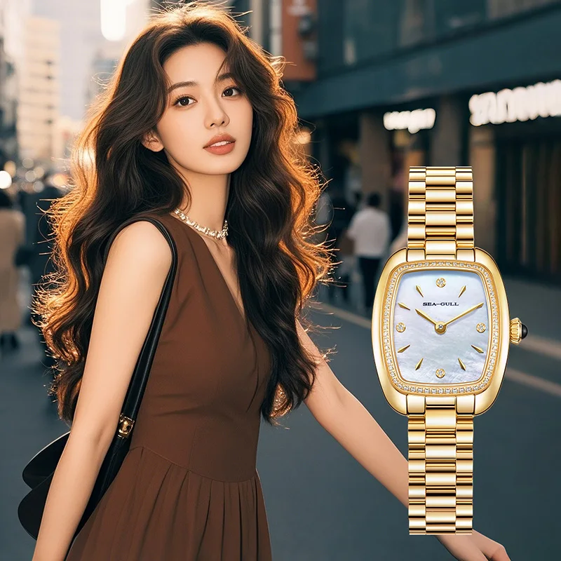 Seagull Ladies Watch. Mocha Mousse Womens Automatic Mechanical Watch. - Image 4